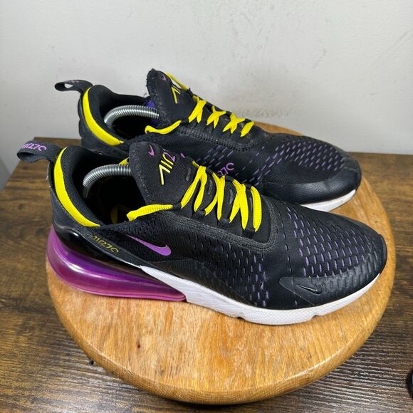 Nike Air Max 270 Black Hyper Magenta Men's Size 11 Shoe Sneakers